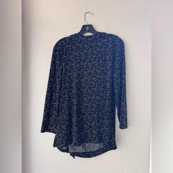 Ralph Lauren Ditzy Wrap Black Shirt XXL - Picture 3 of 3